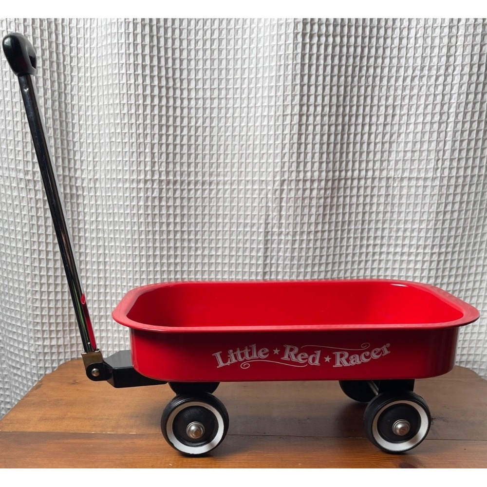 Vintage Little Red Racer Toy Wagon